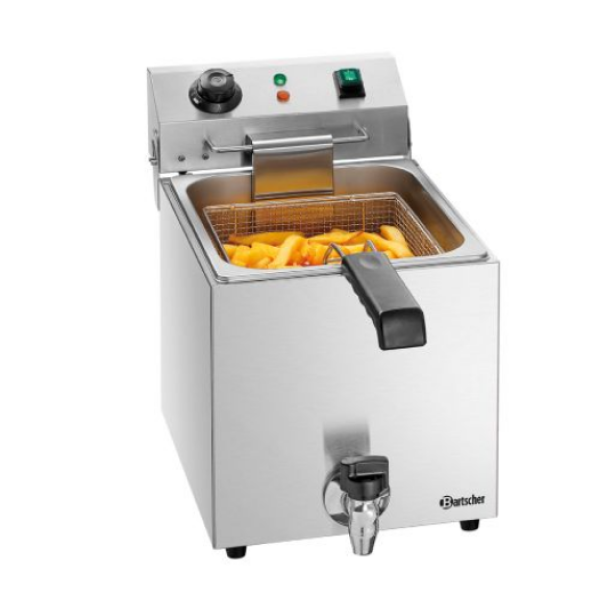  Φριτέζα ηλεκτρική 9 lt ηλεκτρική με βρυσάκι απορρόης